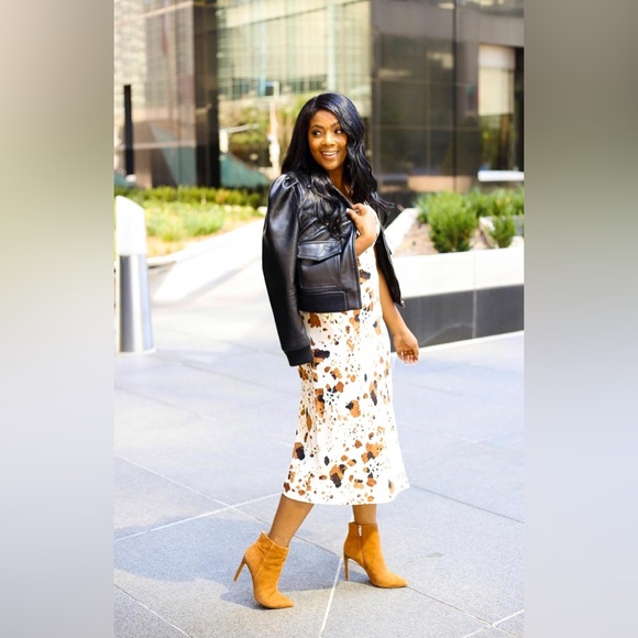 Buddy love printed slip dress M - Picture 3 of 3